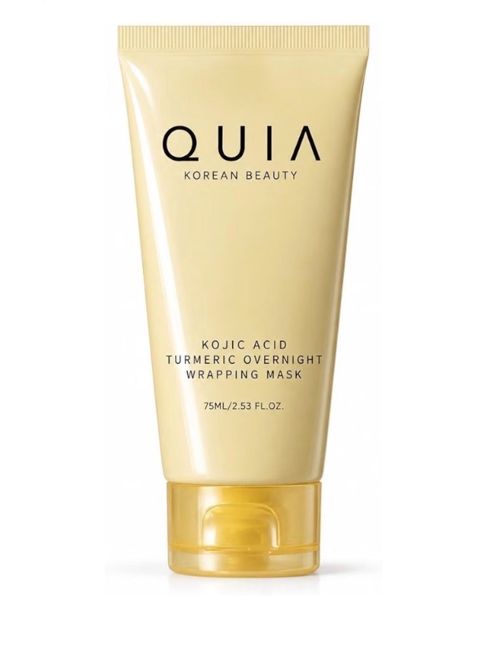 QUIA Turmeric Kojic Acid Overnight Peel Mask — Yellow